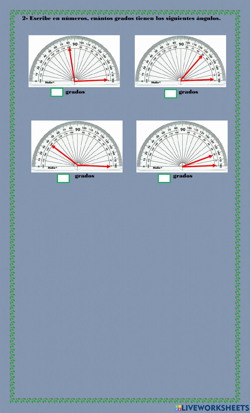 Medición de un ángulo
