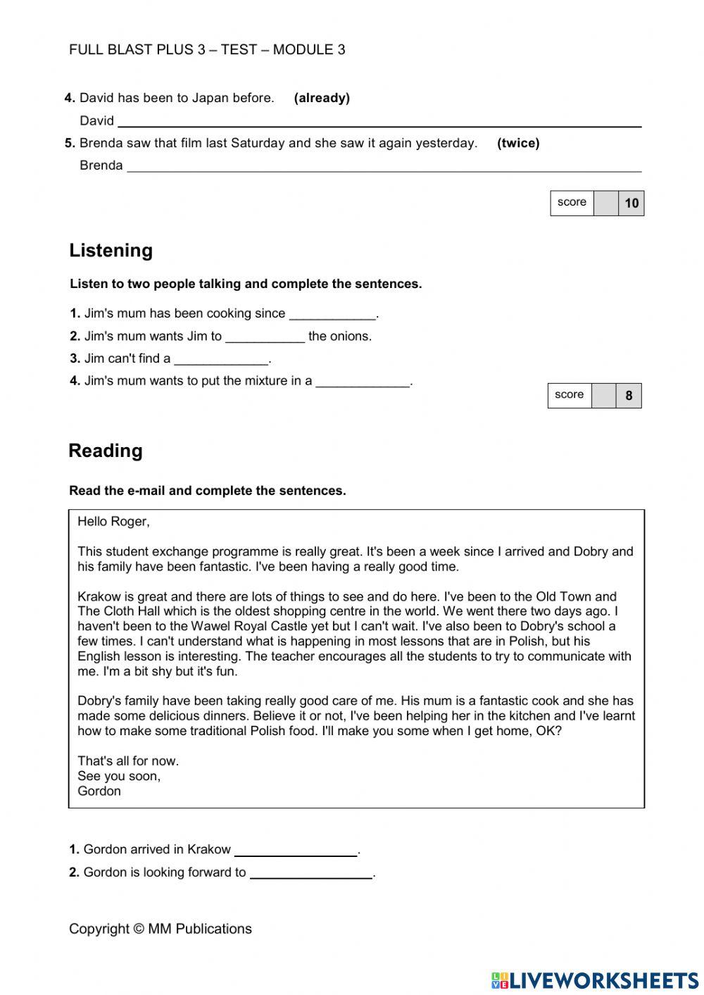 Test-module 3-Full Blast 3