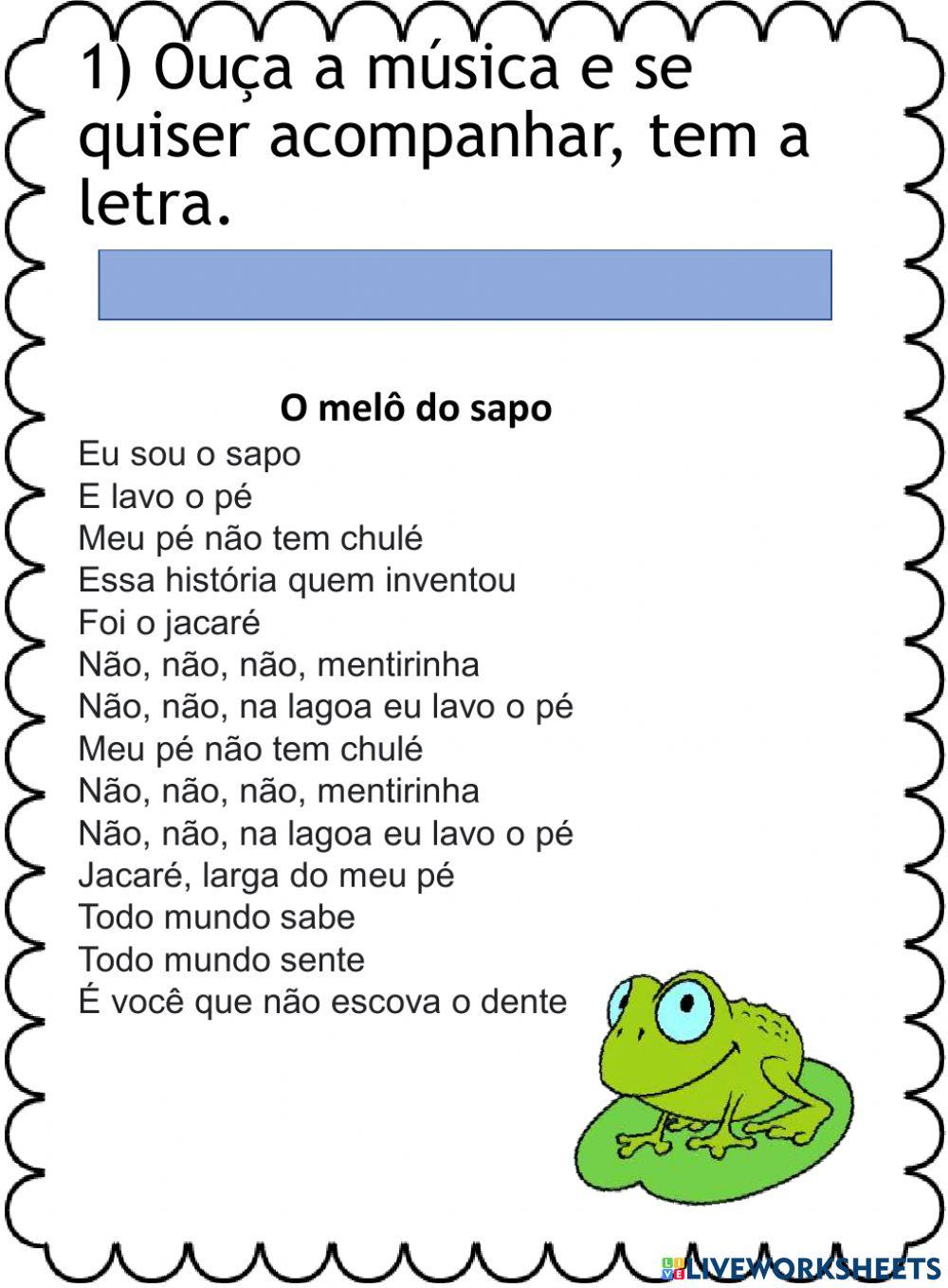 Atividade de interpretação de texto