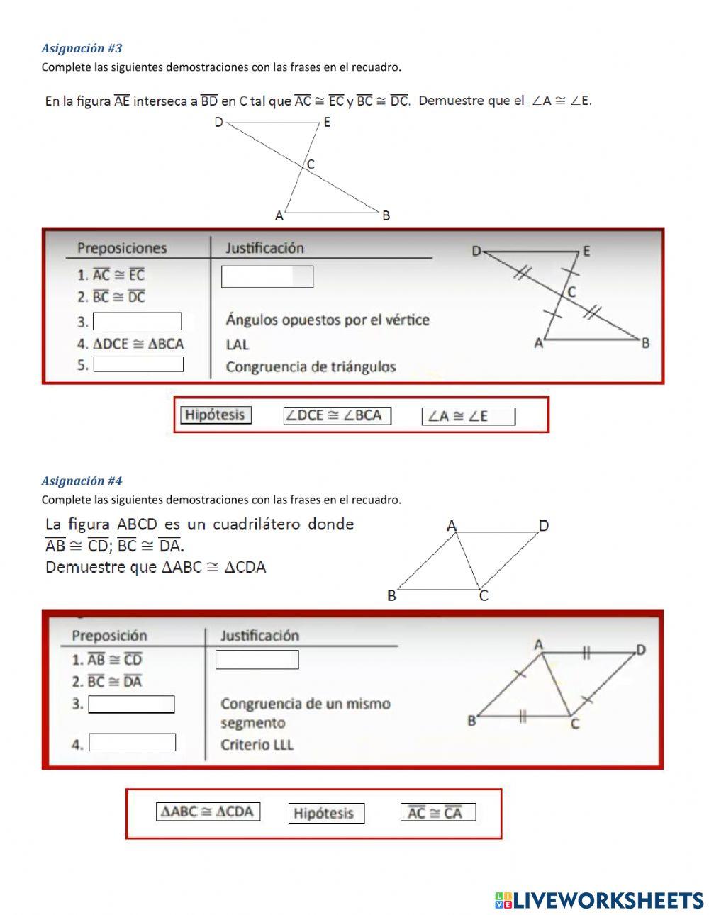 Congruencia de Triángulos