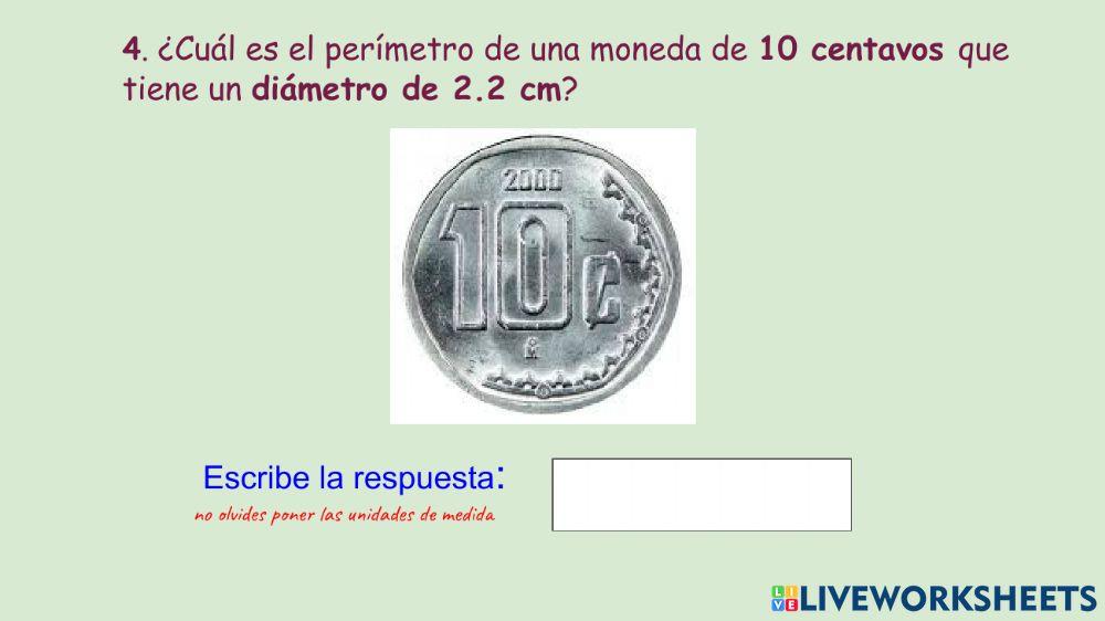 Perímetro del círculo