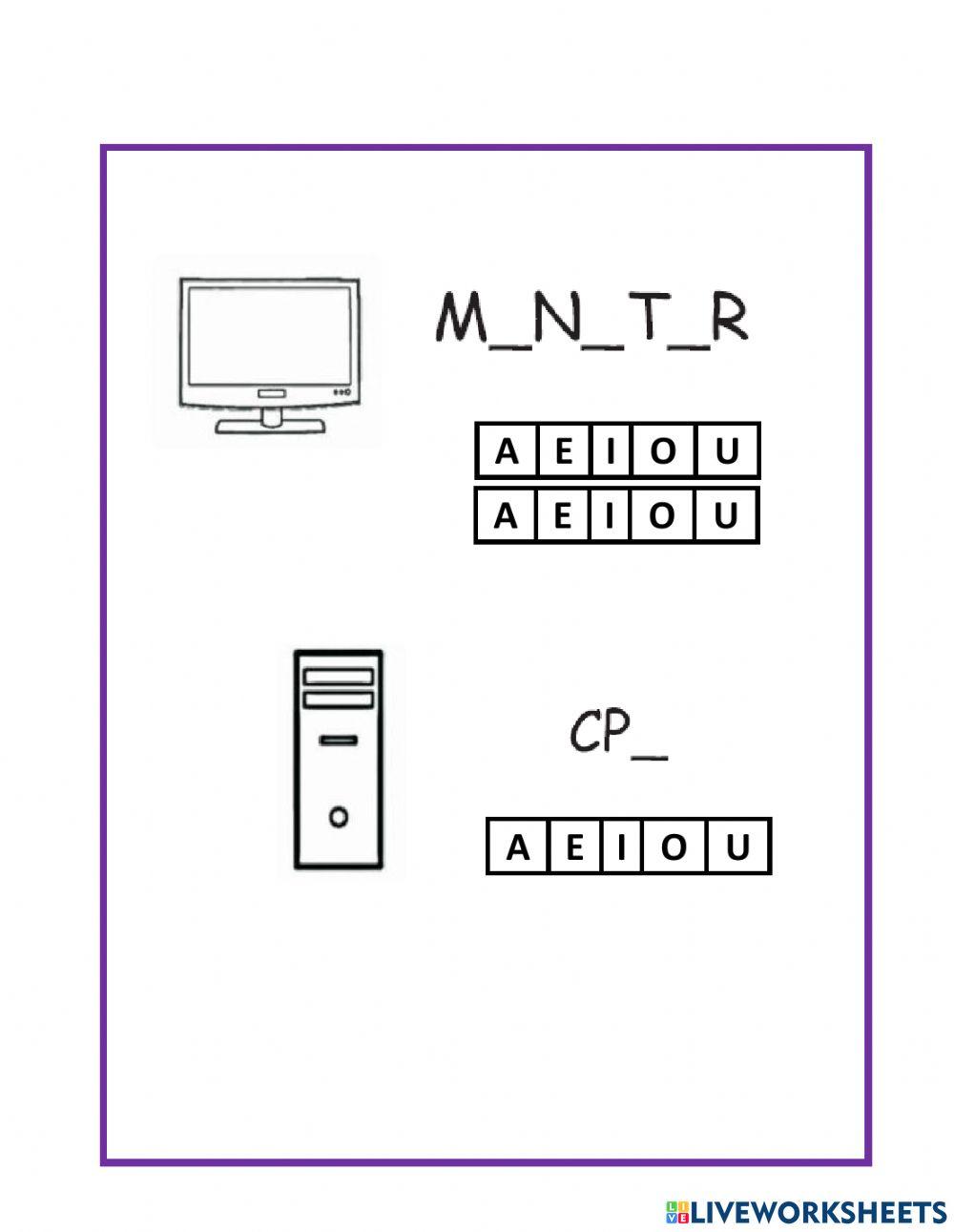 Partes de la computadora
