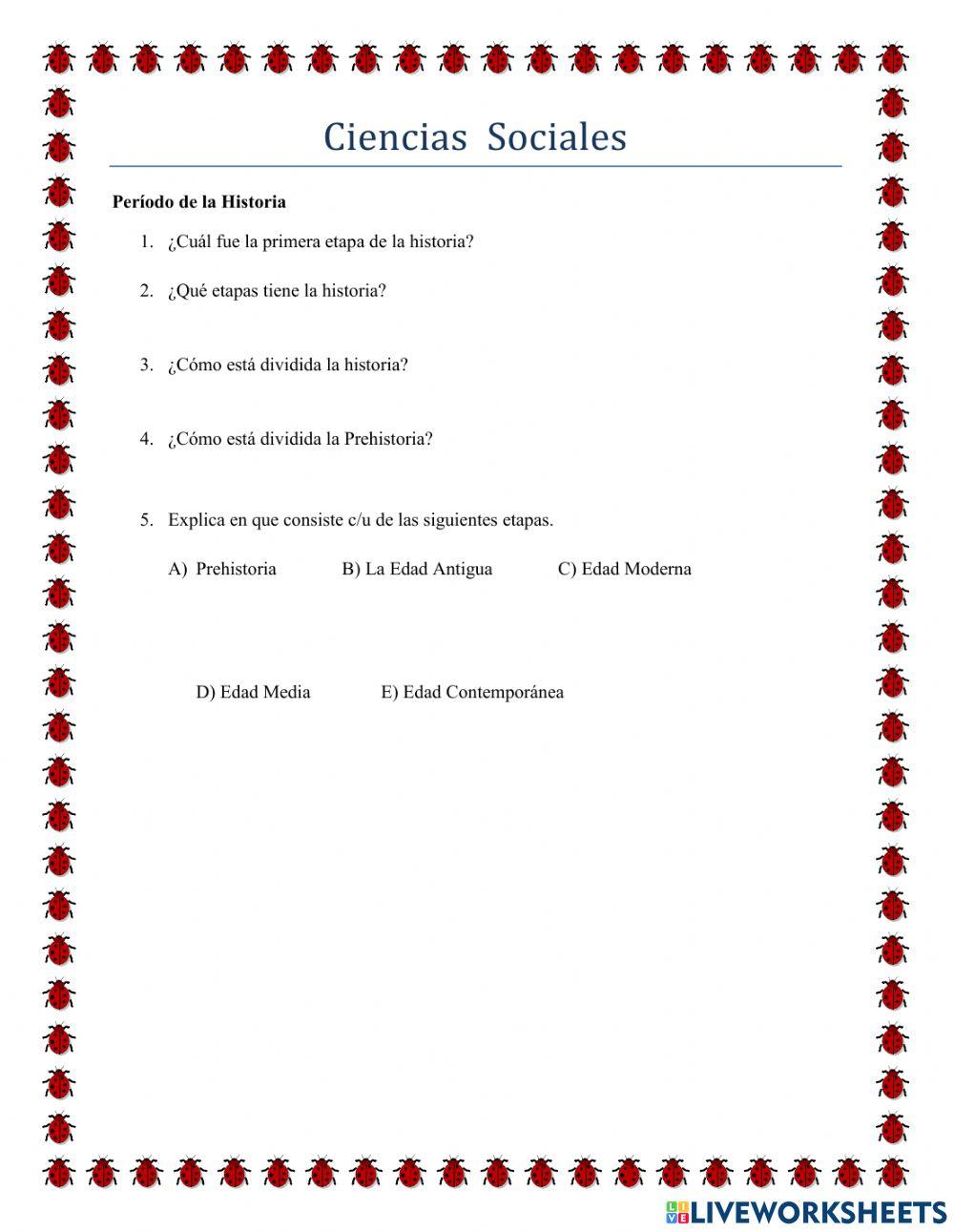 Periodo de la Historia