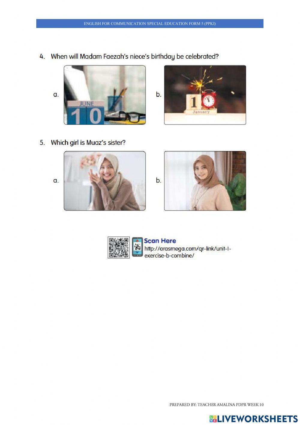 English for communication Form  5