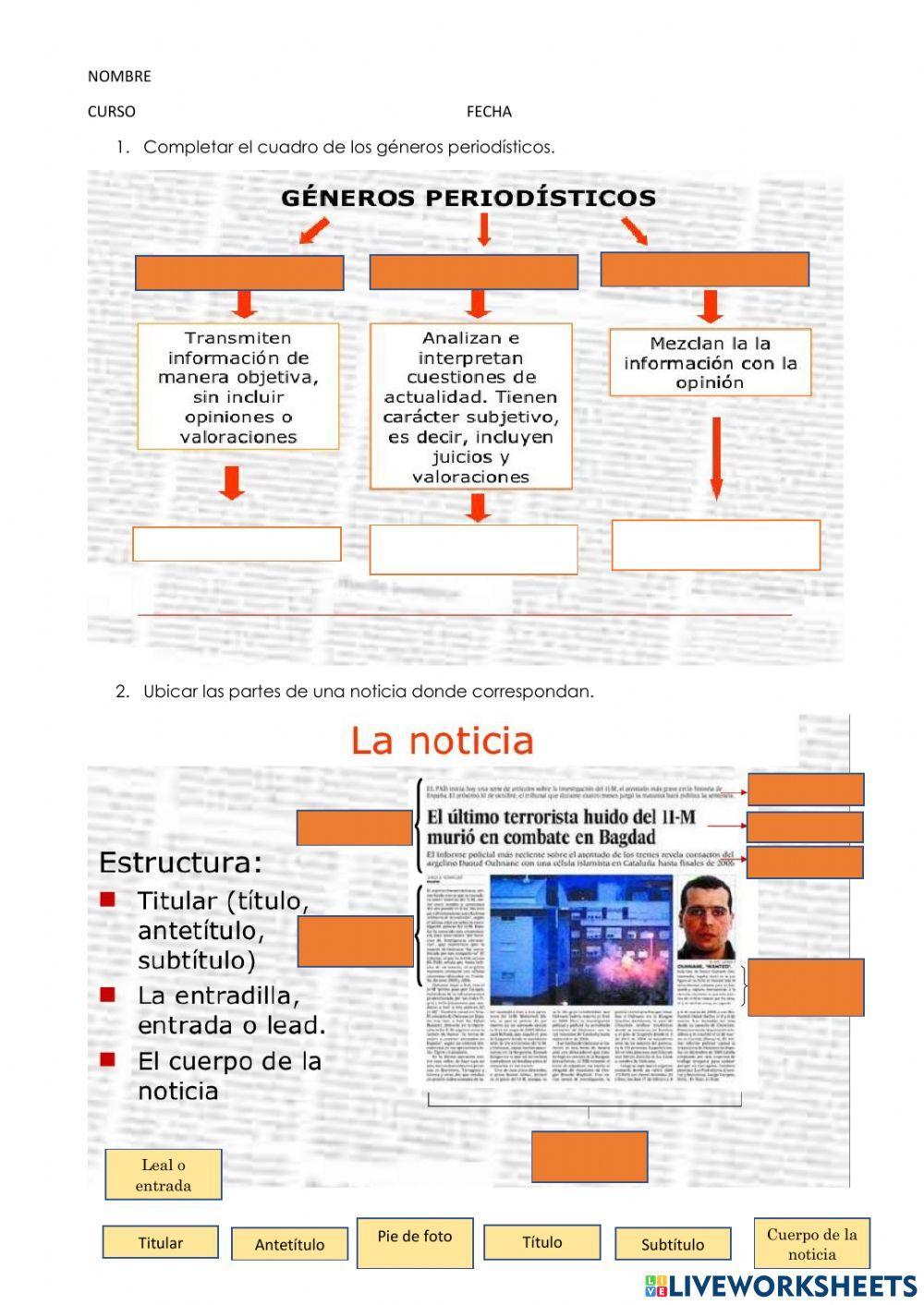 Géneros periodísticos