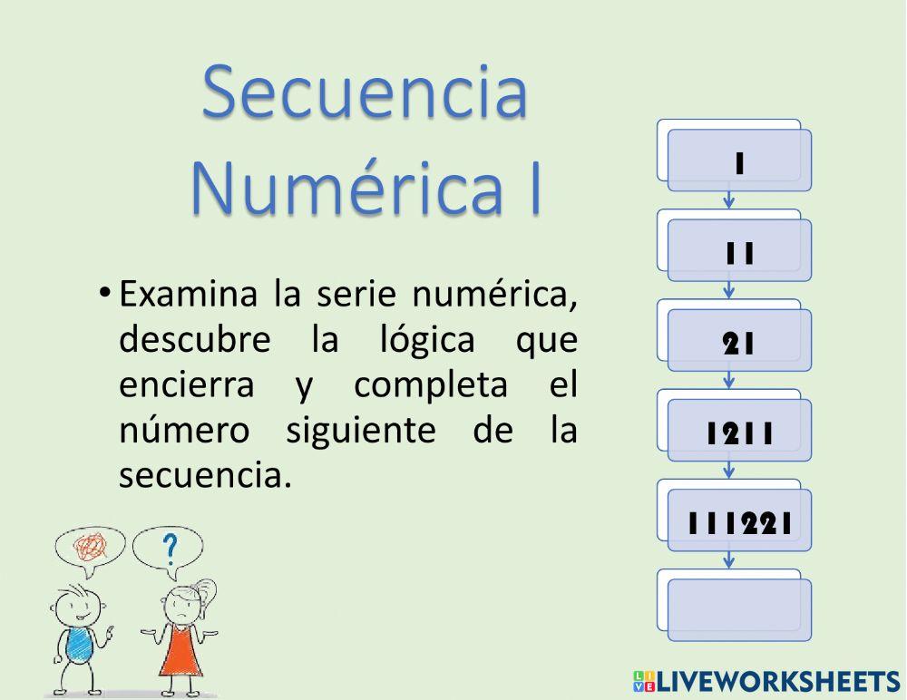 Secuencia numérica 1