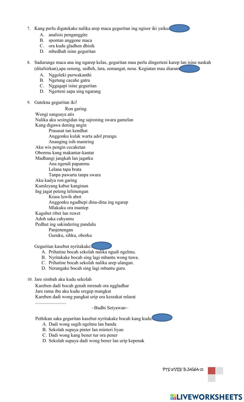 8-PTS B.Jawa Semester 2