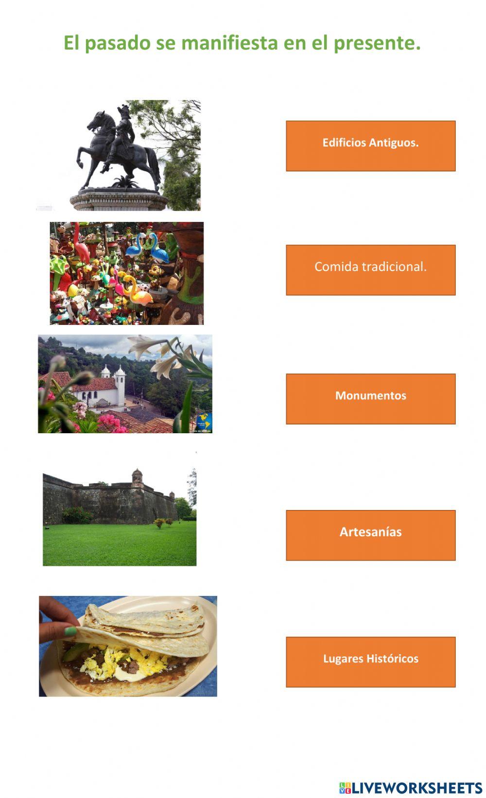 El pasado se manifiesta en el presente. El pasado se manifiesta en el presente.