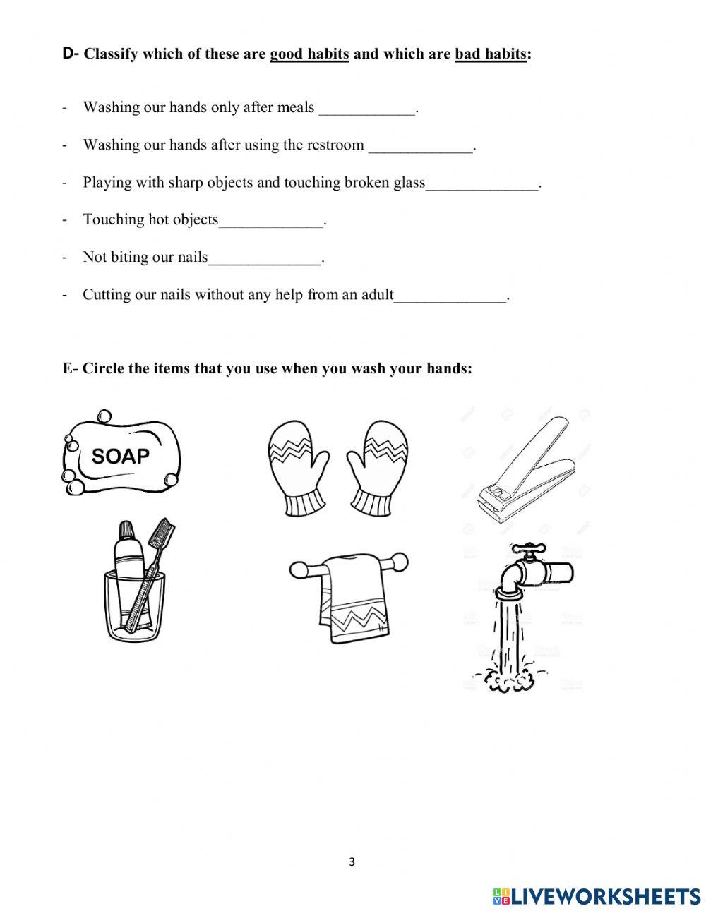Eyes and hands activity