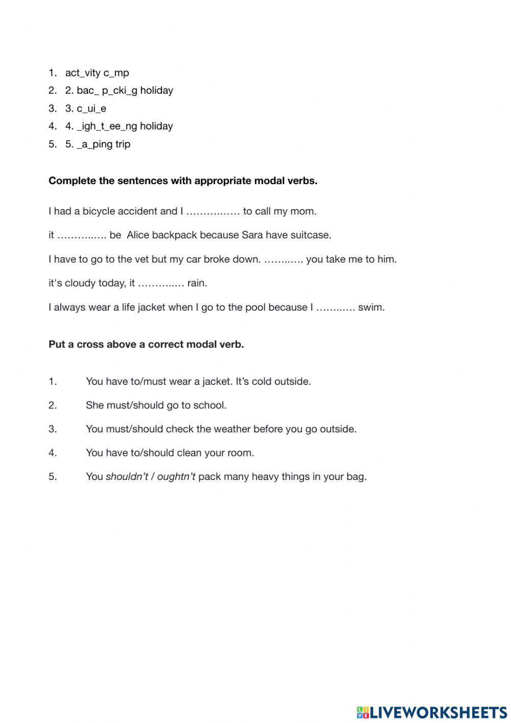 English Class B1 Unit 6