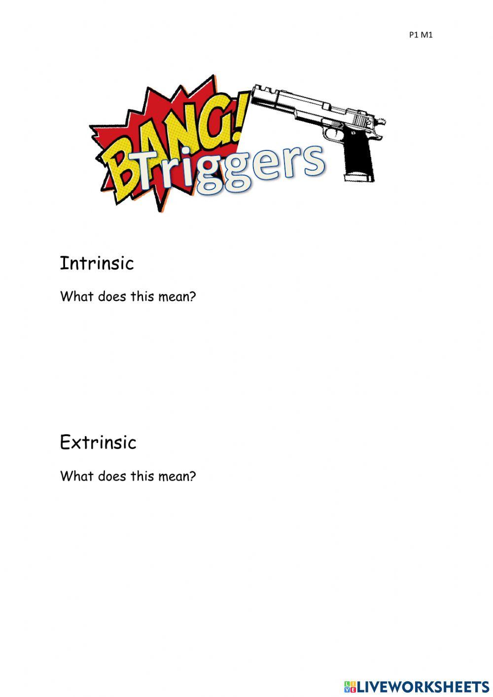 Triggers for challenging behaviour worksheet live worksheets