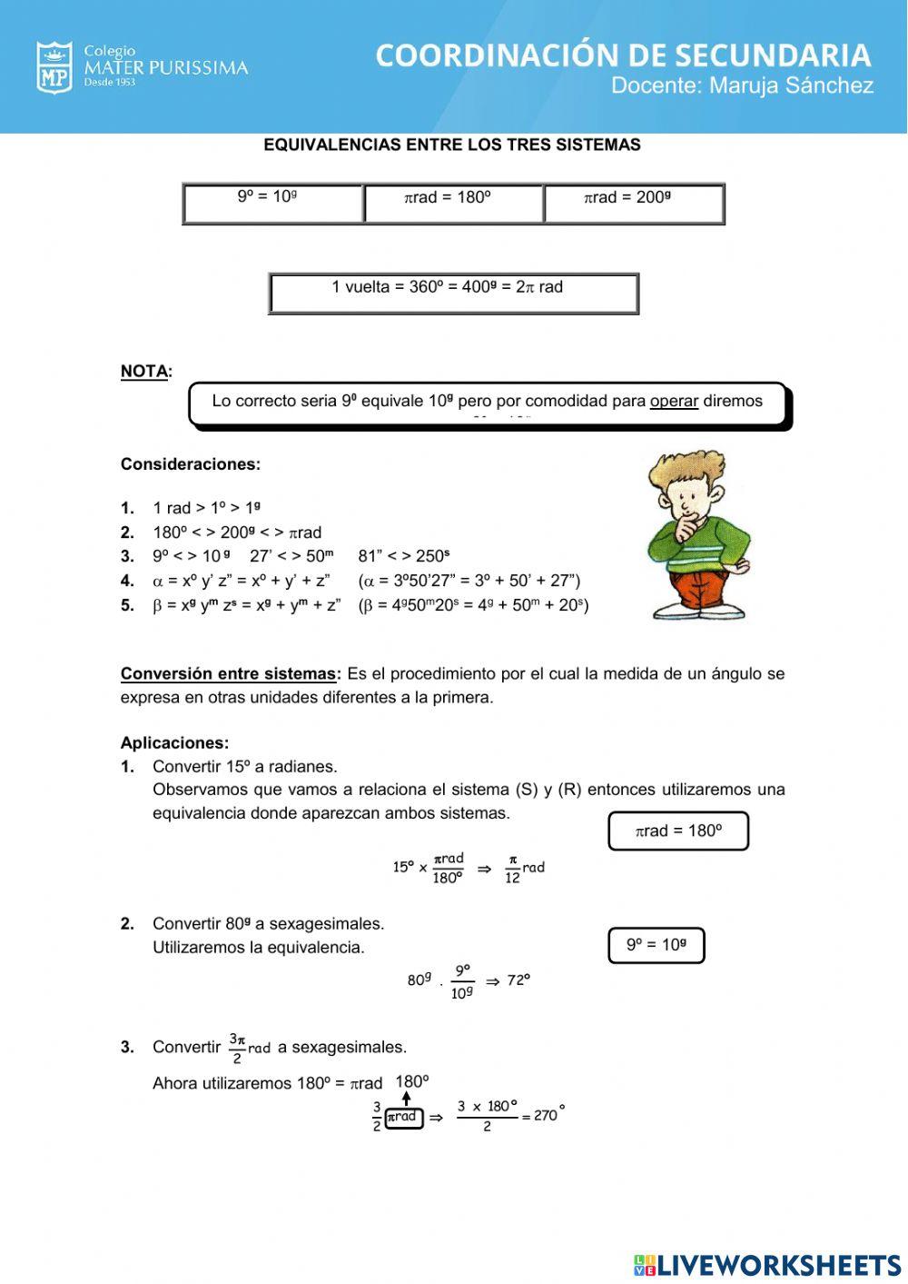 Sistemas de medidas angulares
