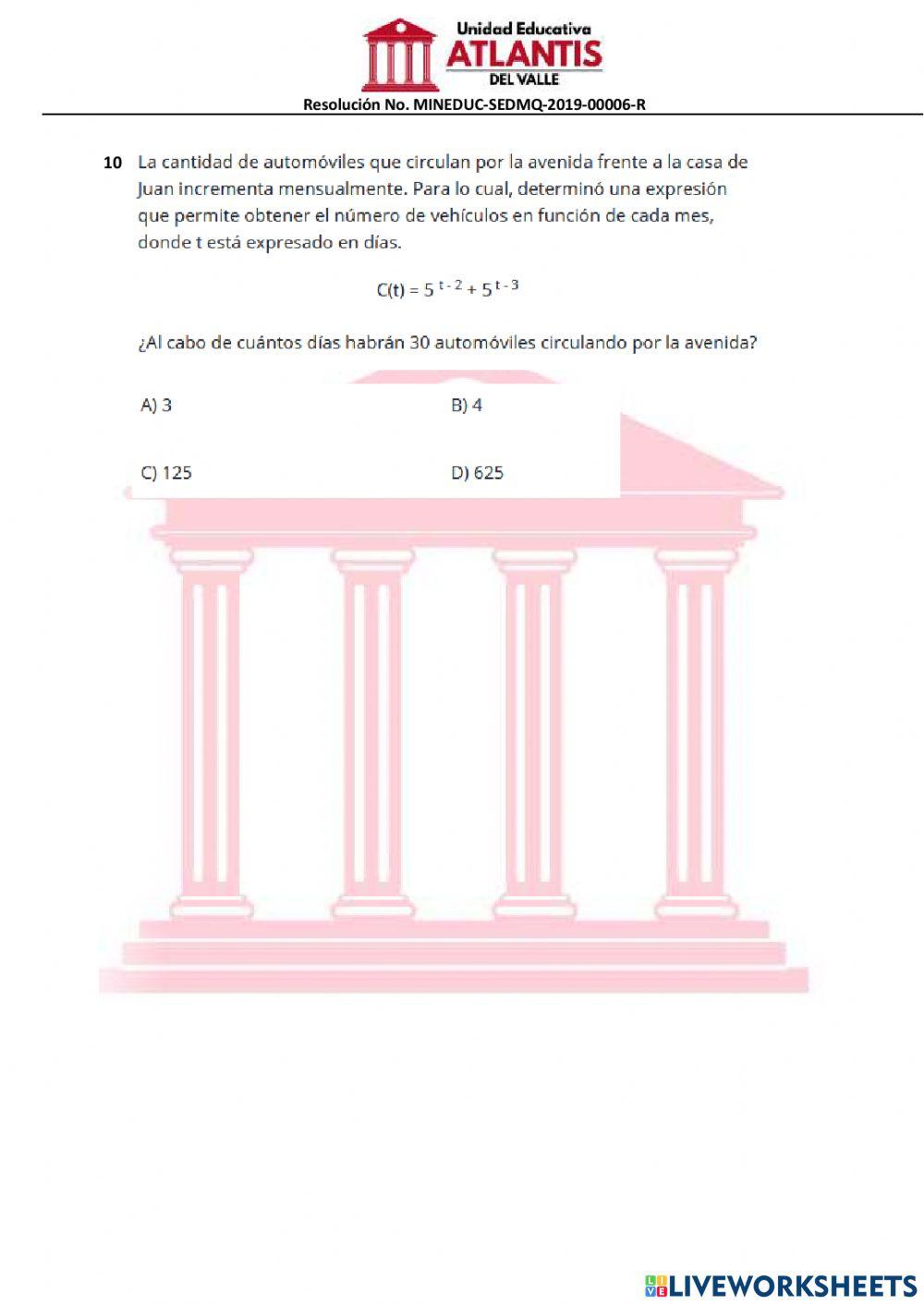 Ecuación – Función Exponencial y Logarítmica PARTE 2
