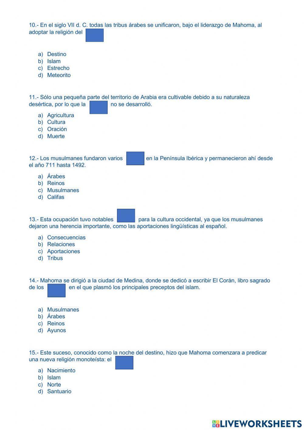 El islam y la expansión musulmana