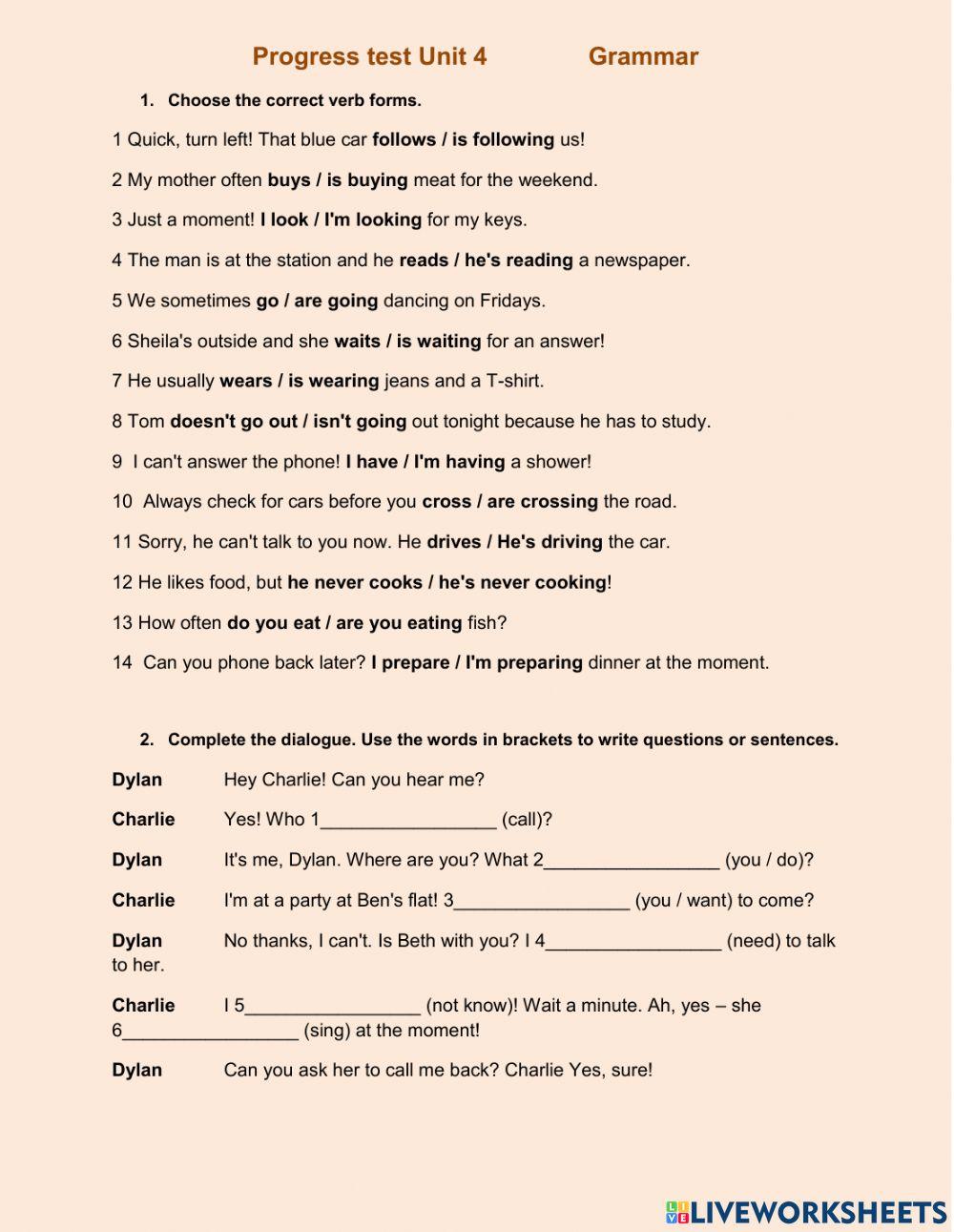 Present Simple vs Present Continuous
