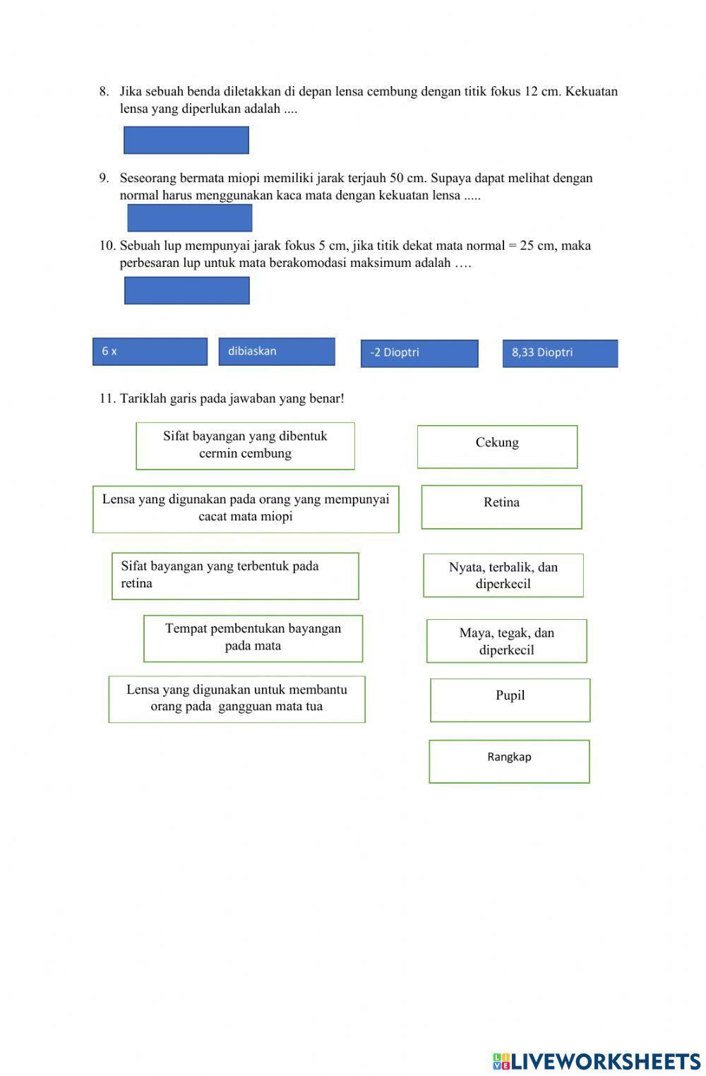 Cahaya dan alat optik