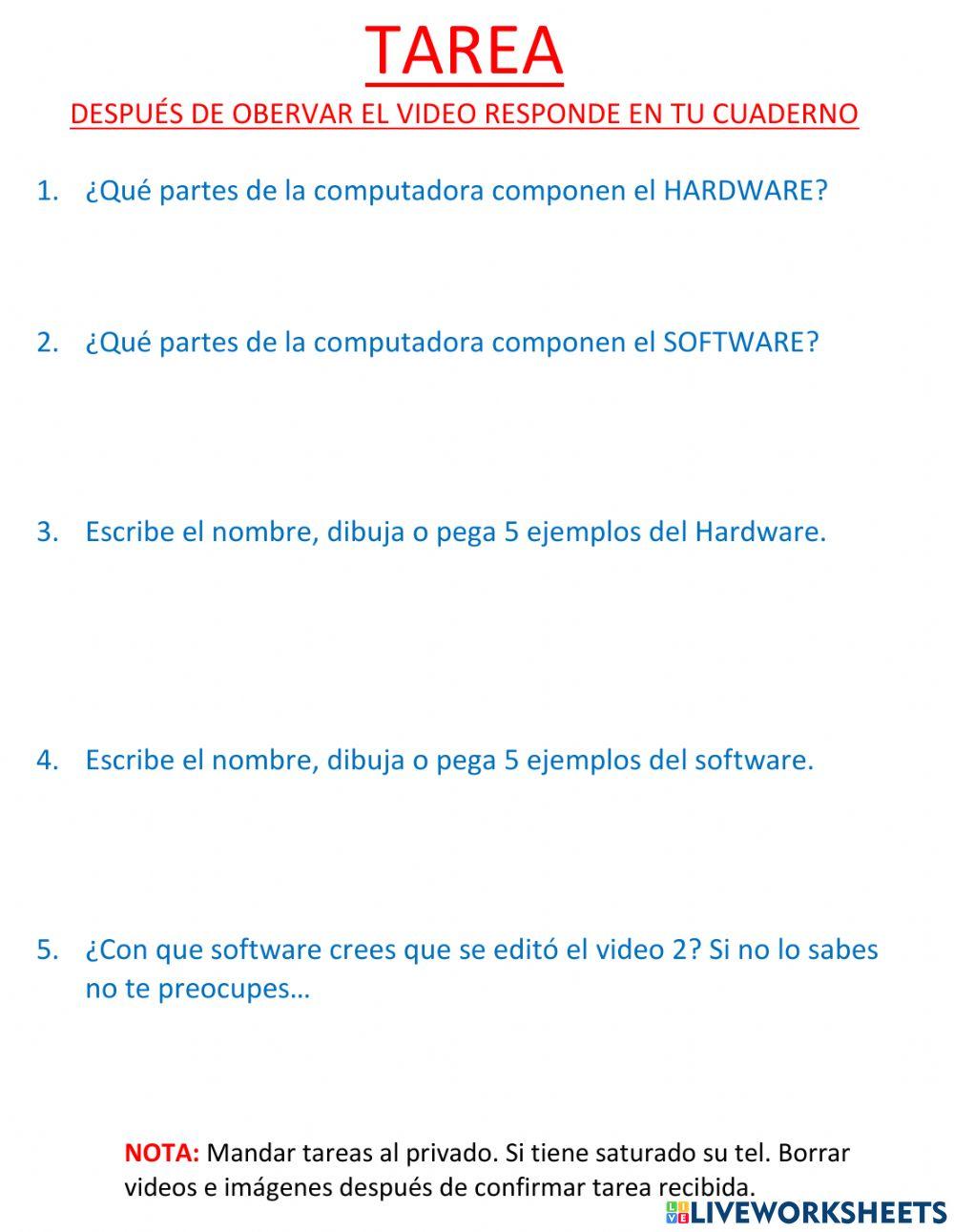 HARDWARE  Y SOFTWARE 5-6