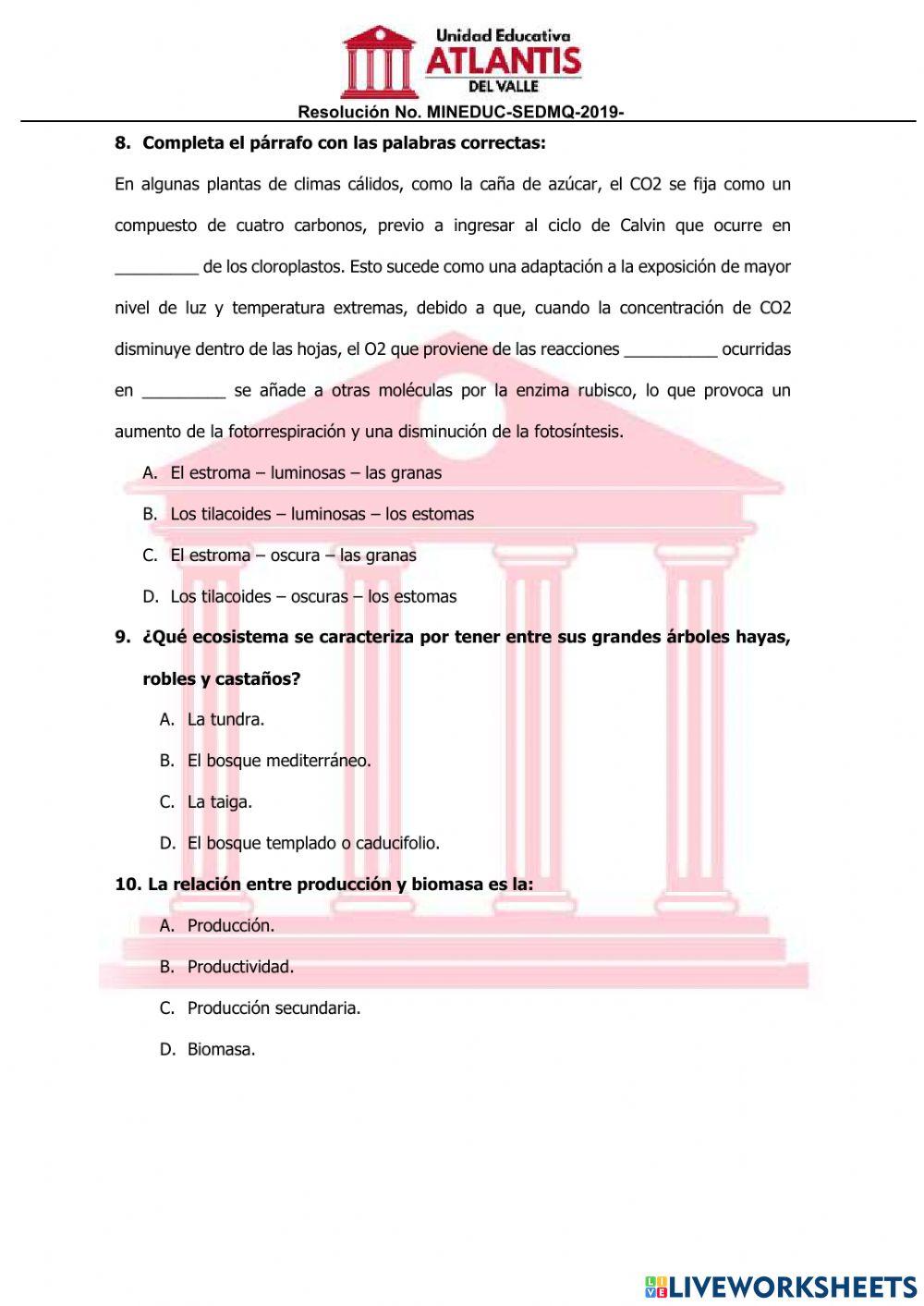 Histología animal y vegetal