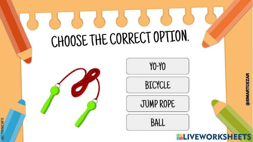 LG - Begin Unit 1 - Toys