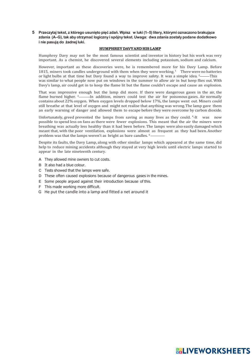 Reading - Science and technology