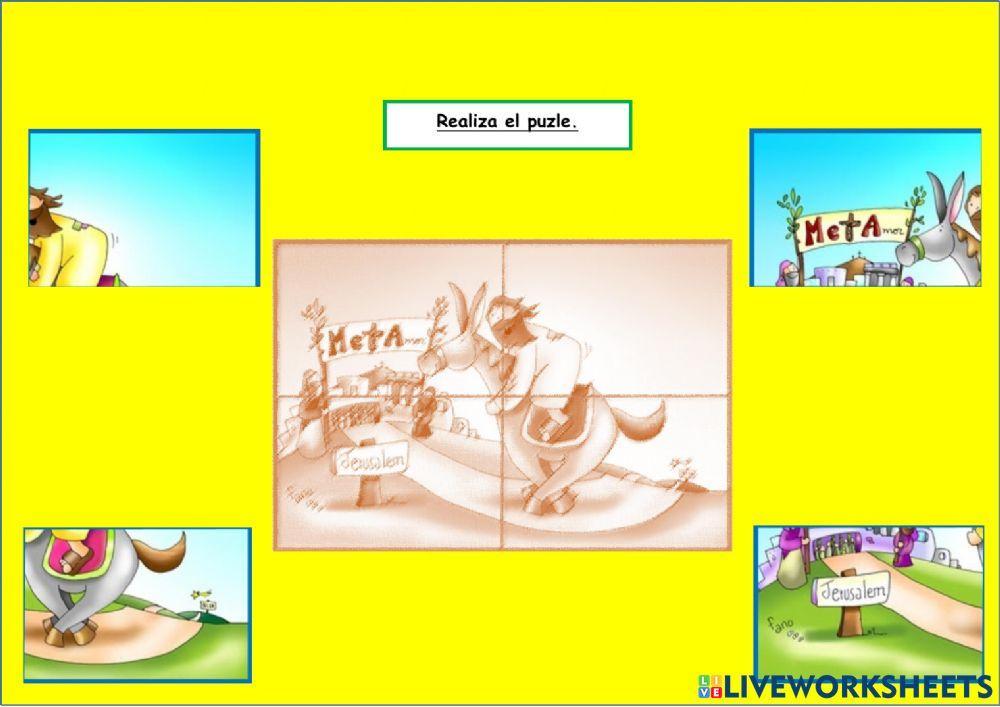 Proyecto 2. La Semana Santa.¿Cómo saludar a Jesús? Infantil 3 años