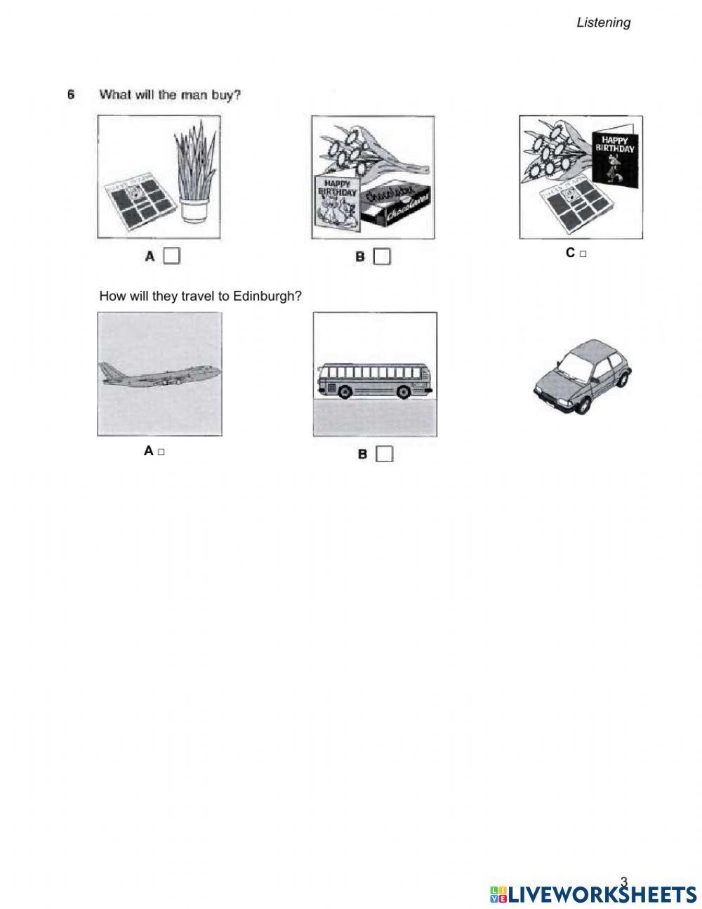 B1 topic 18 listening b3t4