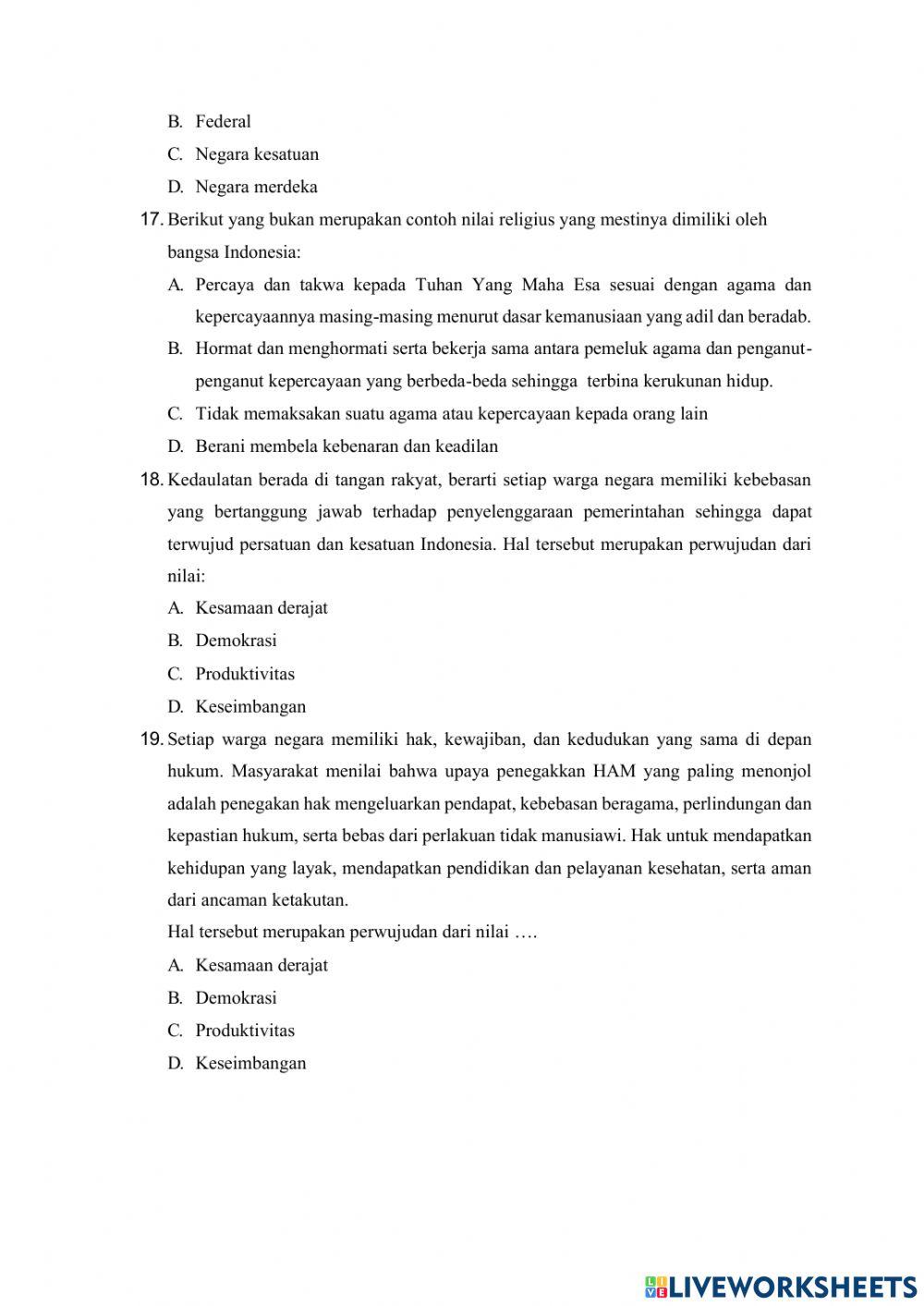 MID SEMESTER KELAS 8 