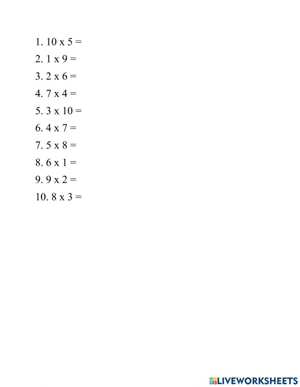 Multiplication problem
