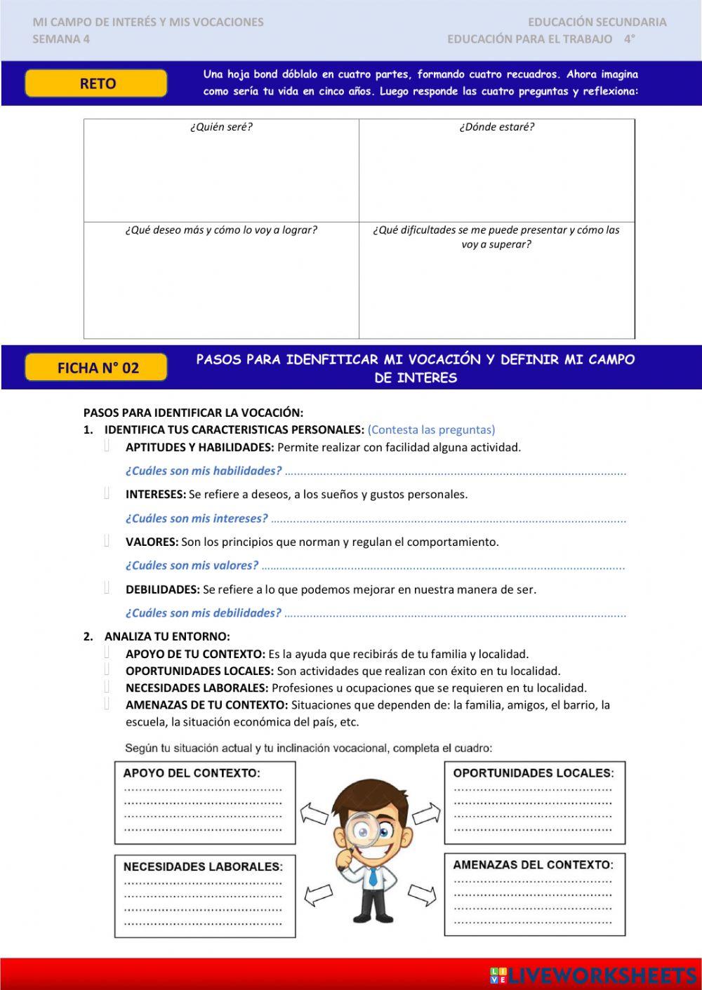 Mi campo de interés y mi vocación