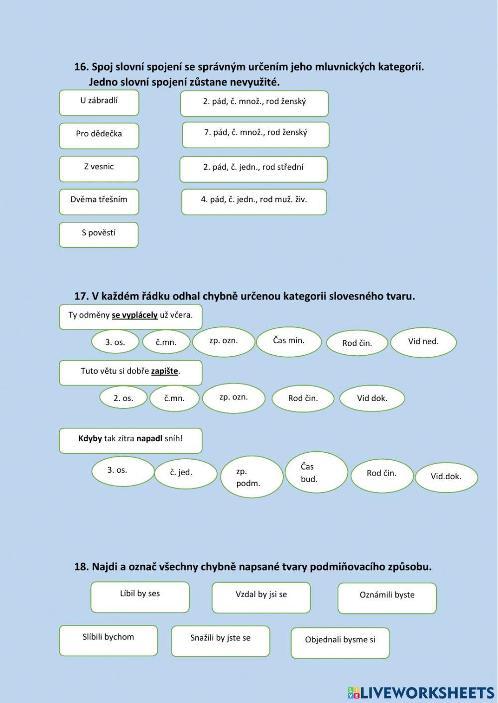Opakovačka tvarosloví