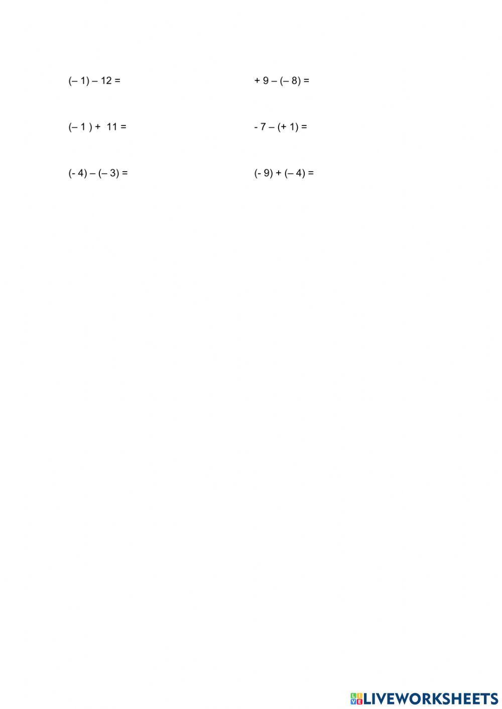 Simplificació de l'escriptura (enters)