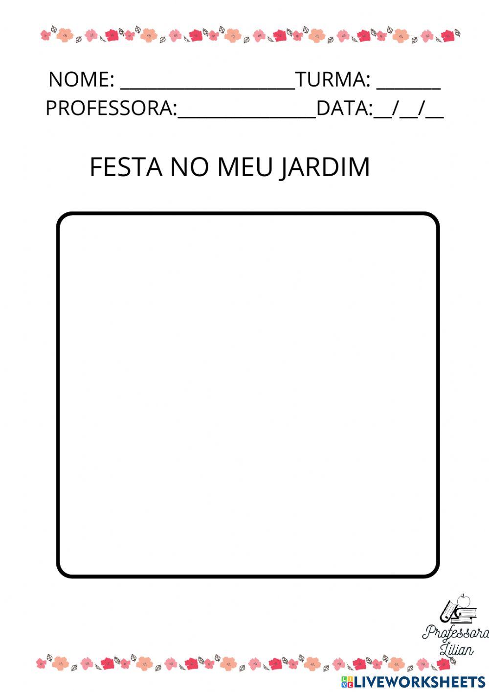 Festa no meu jardim