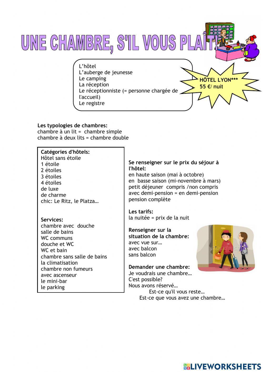 Faire une reservation