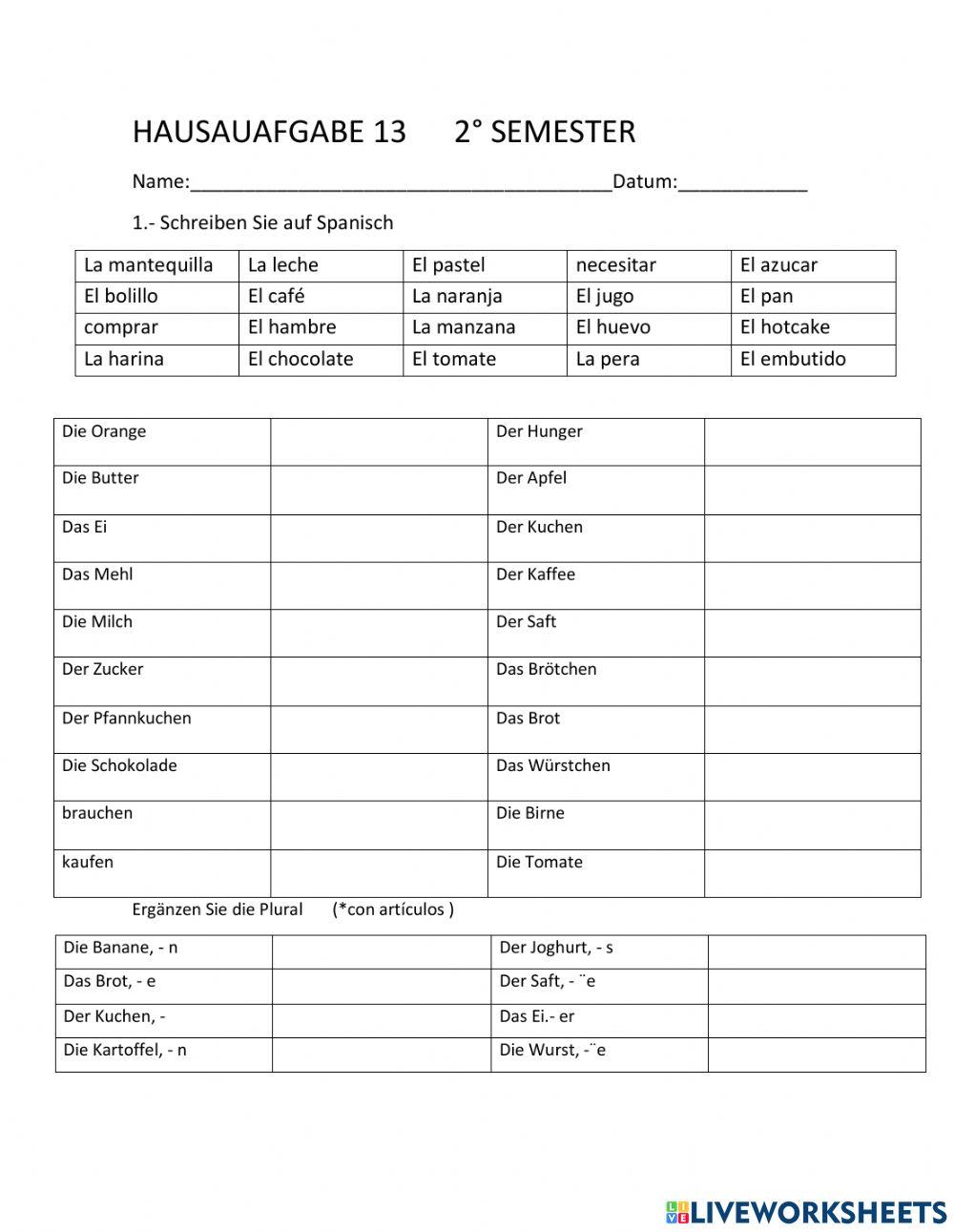 Lektion 3  essen uns trinken 2