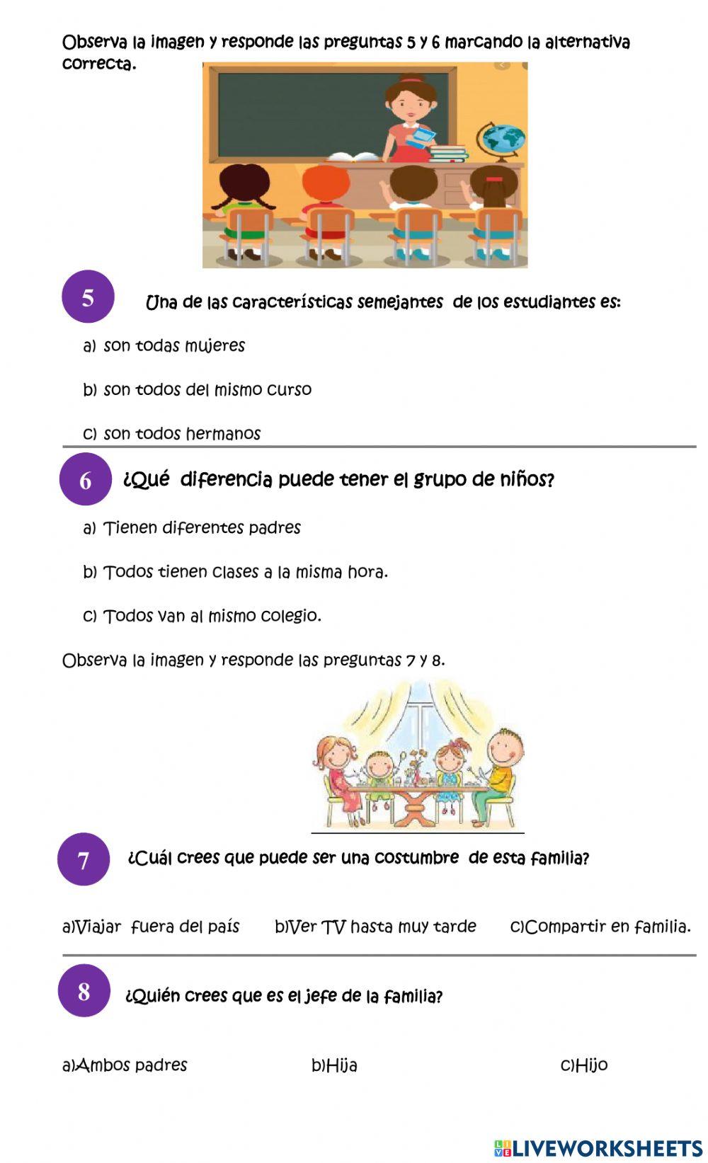 Diagnóstico Historia, Geografía y Ciencias Sociales