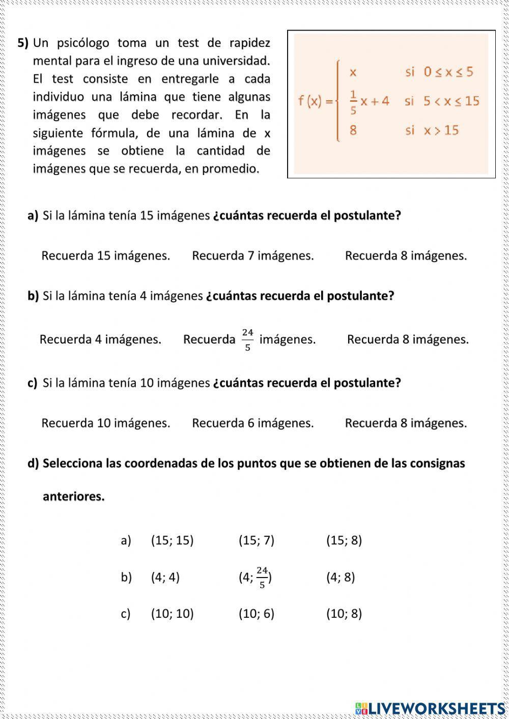 Función por partes o a trozos. Función por partes o a trozos.