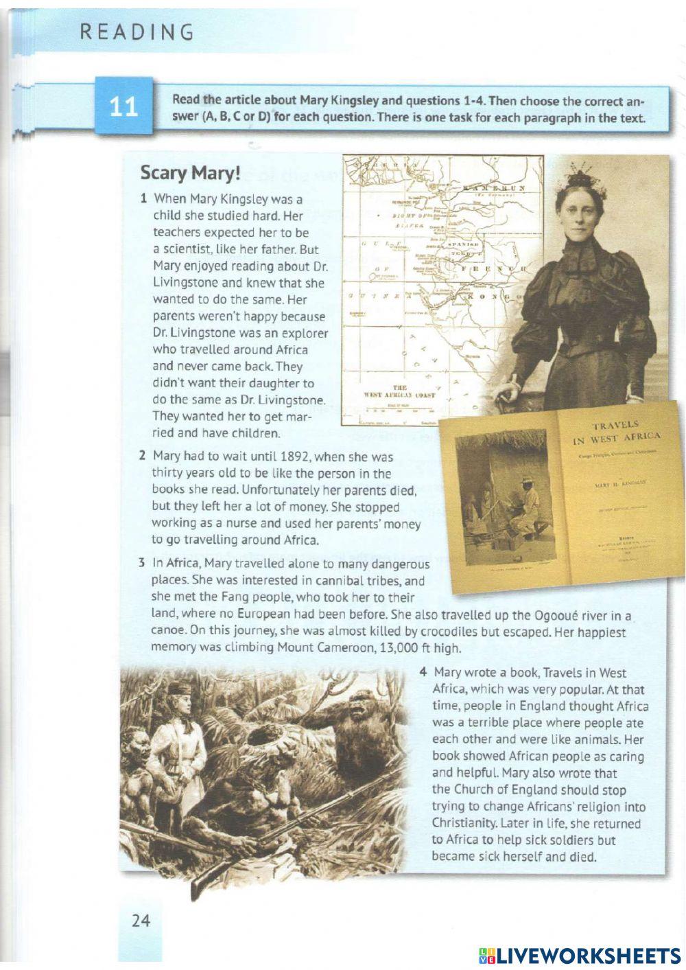 English Test Training A2 - Reading 10-14