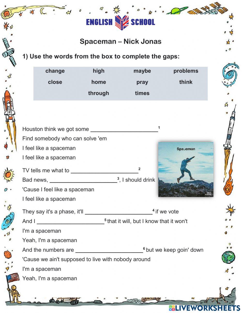 6485762 | 3A - Spaceman | PEDROHPRADO | LiveWorksheets
