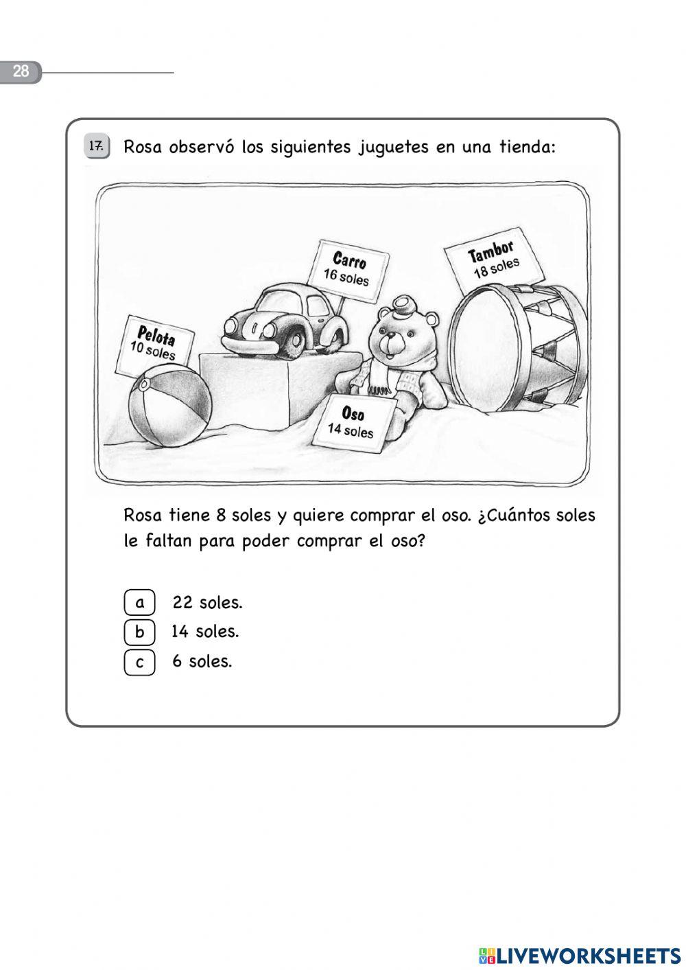 EVA. matemática 3ero 2