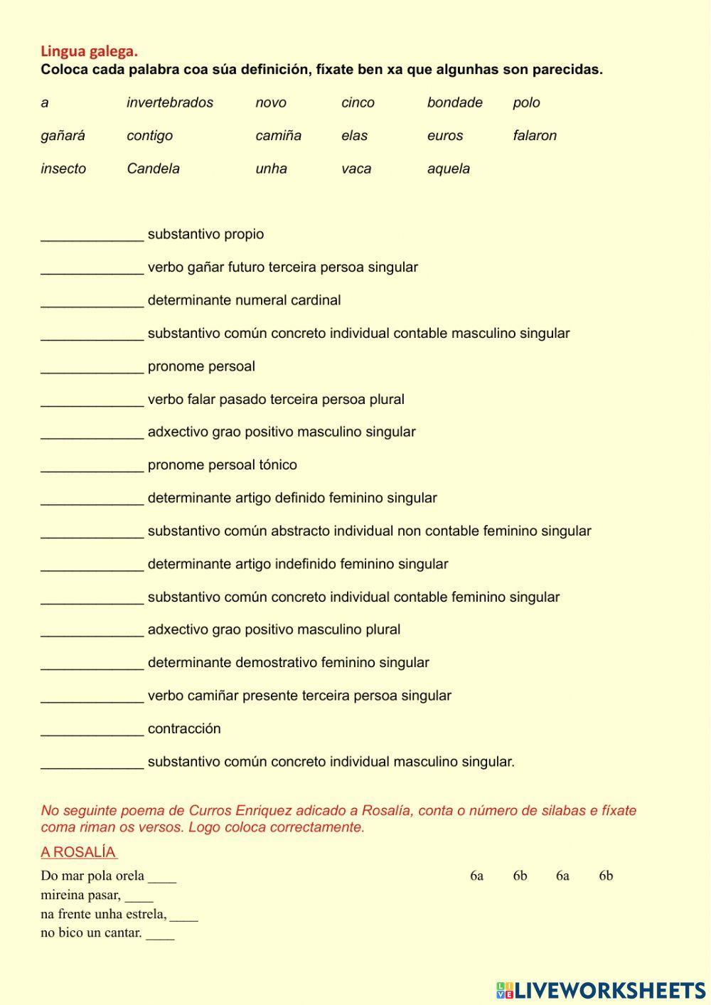 Análise morfolóxico e métrica