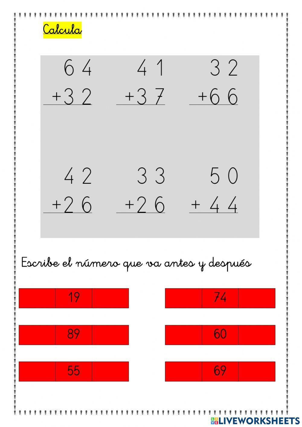 Ficha matematicas 17 marzo 2021
