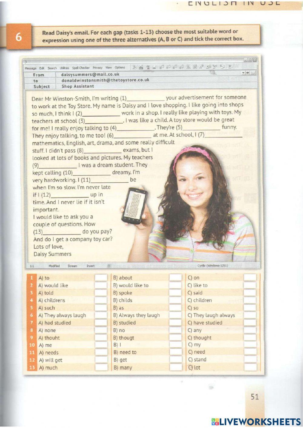 English Test Training A2 - English in use