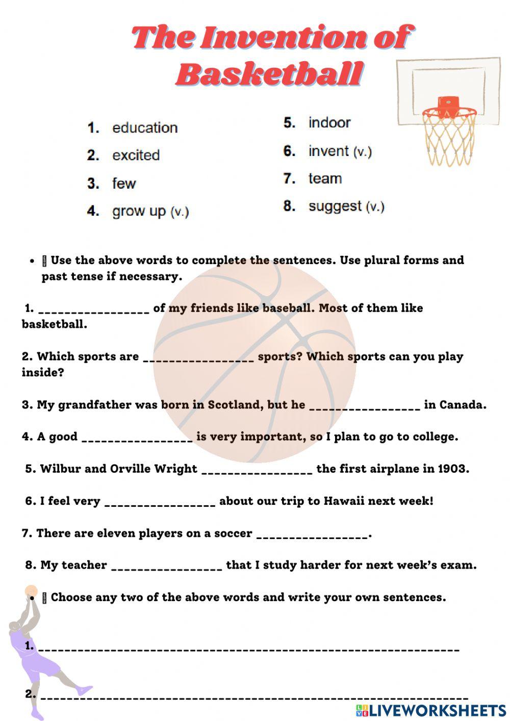 Basketball invention