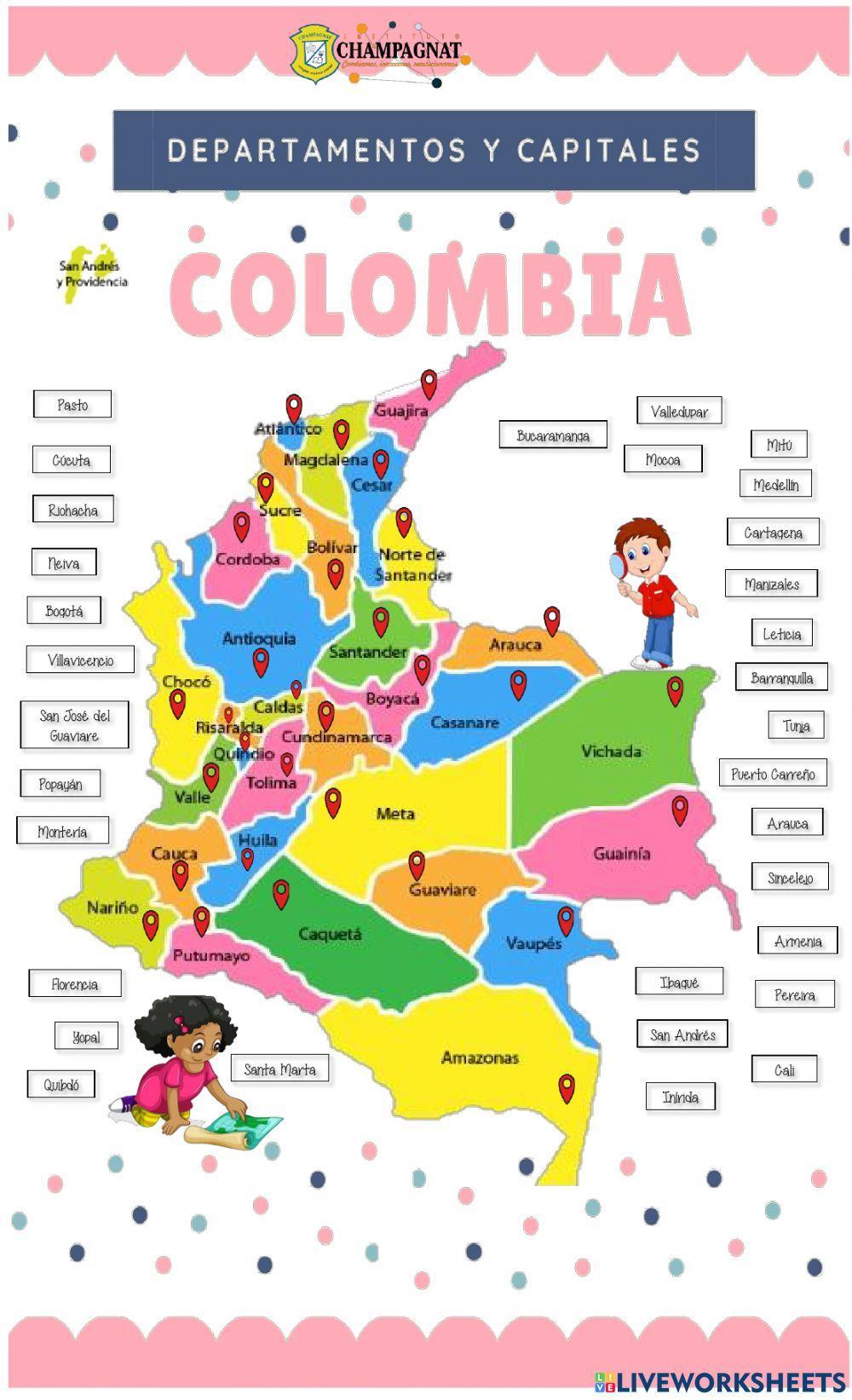 Mapa de Colombia