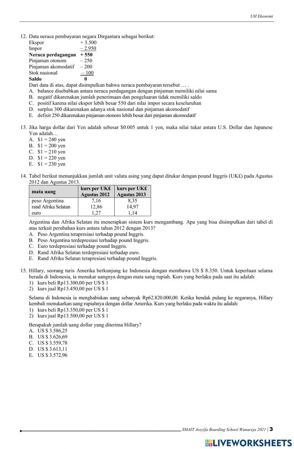 UH Bab Perdagangan Internasional