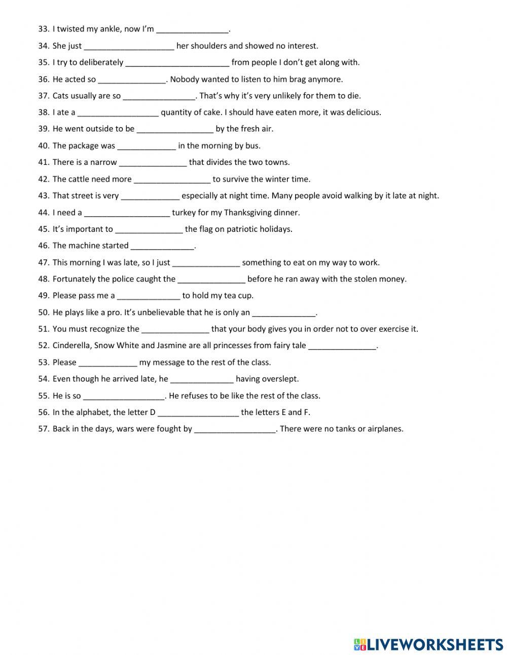 Cba summit 2-1 vocabulary quiz 2