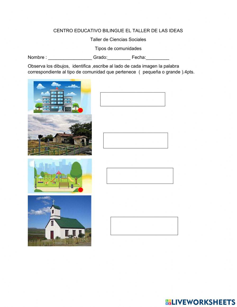 Comunidades grandes , comunidades pequeñas