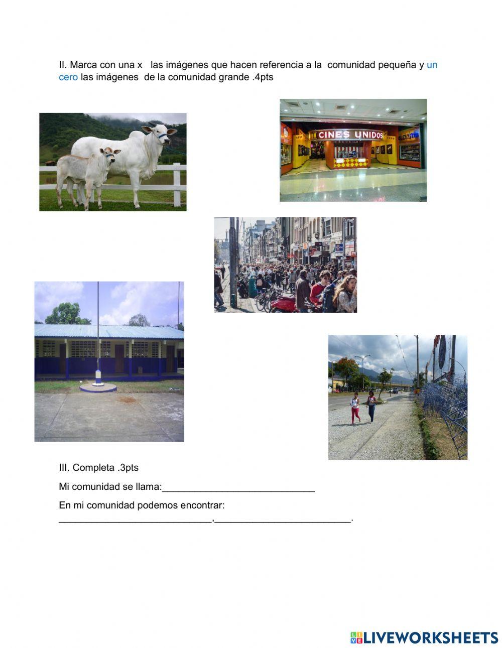 Comunidades grandes , comunidades pequeñas