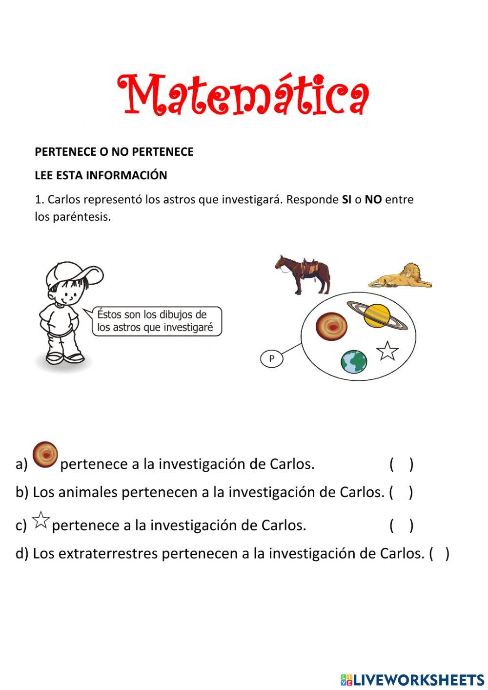 Pertenece no pertenece