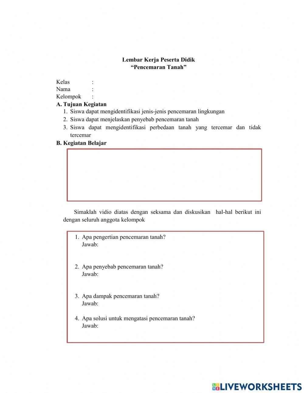 LKPD Pencemaran Tanah